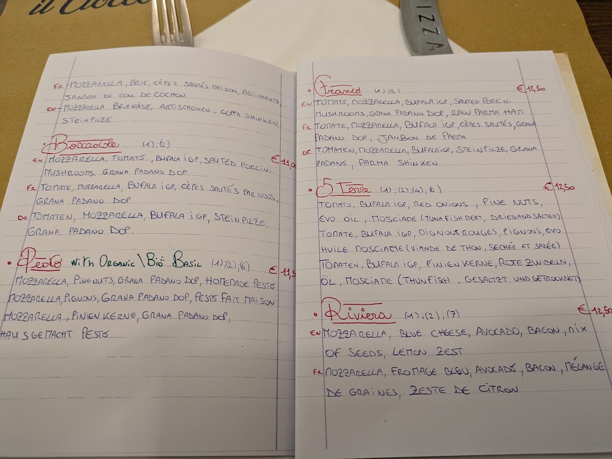 Pizzeria Il Ciocco Photo Menu 4