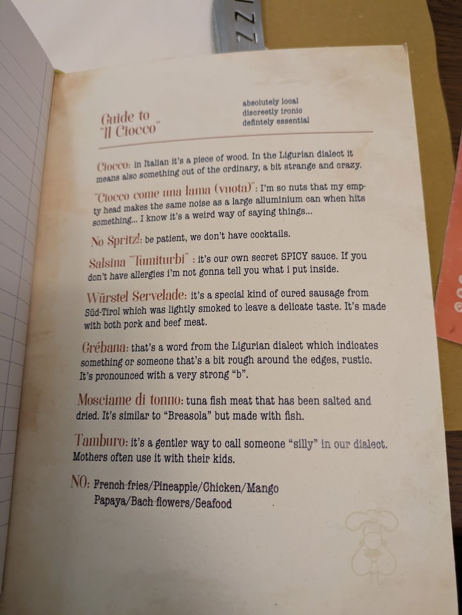 Pizzeria Il Ciocco Photo Menu 5