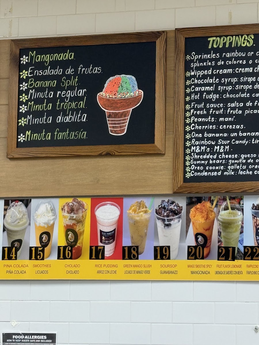 Helados Juli's Frozen Dessert Photo Menu 2