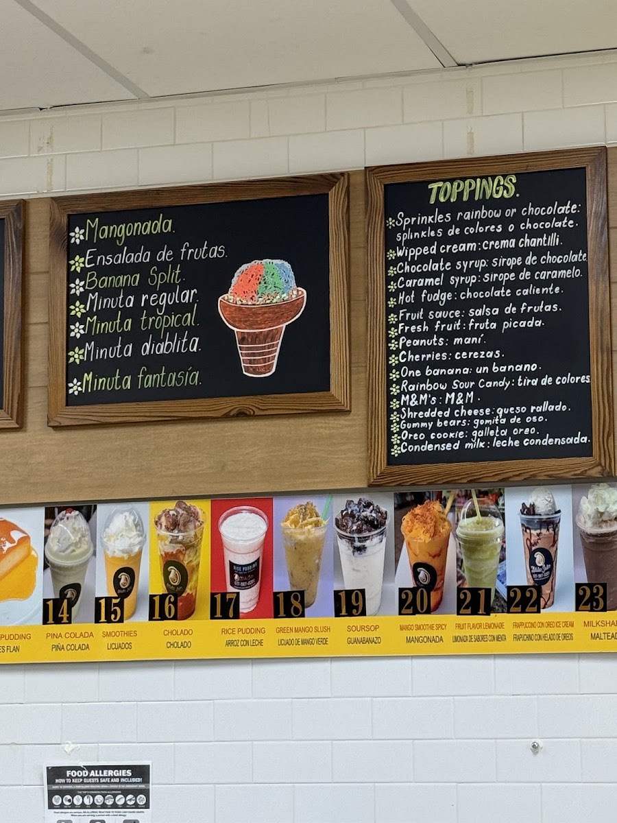 Helados Juli's Frozen Dessert Photo Menu 4