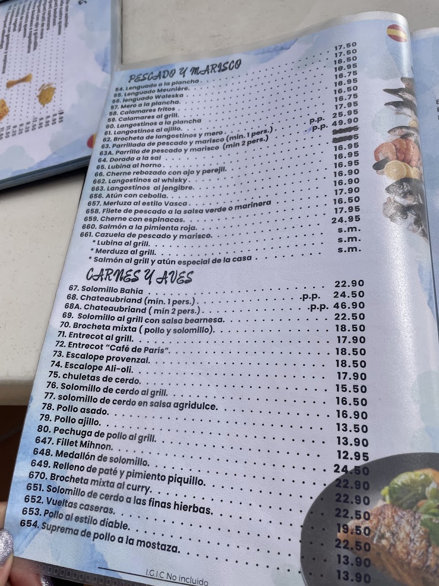 La Bahia Photo Menu 6