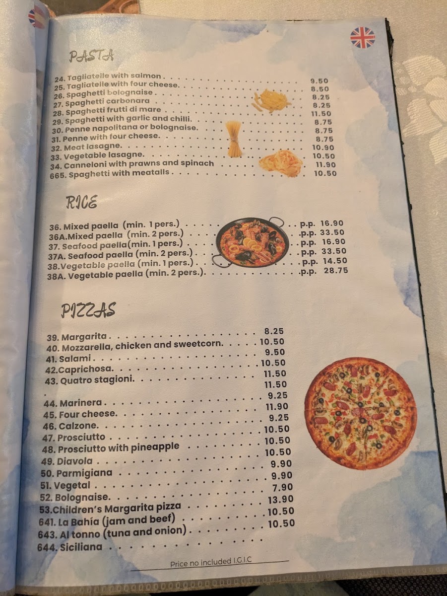 La Bahia Photo Menu 7