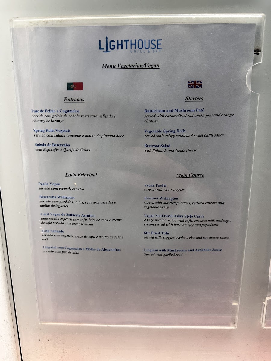 The Lighthouse Grill & Bar Photo Menu 2