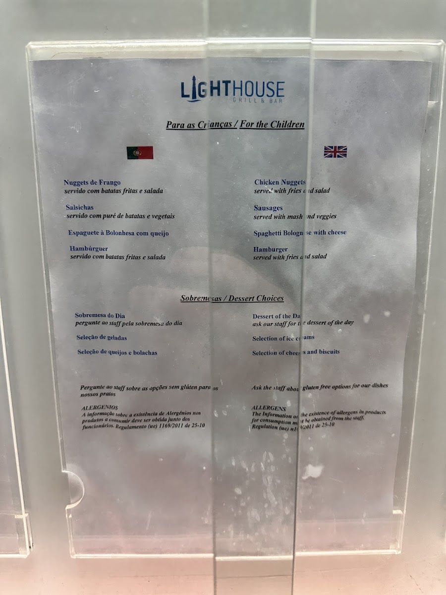 The Lighthouse Grill & Bar Photo Menu 6