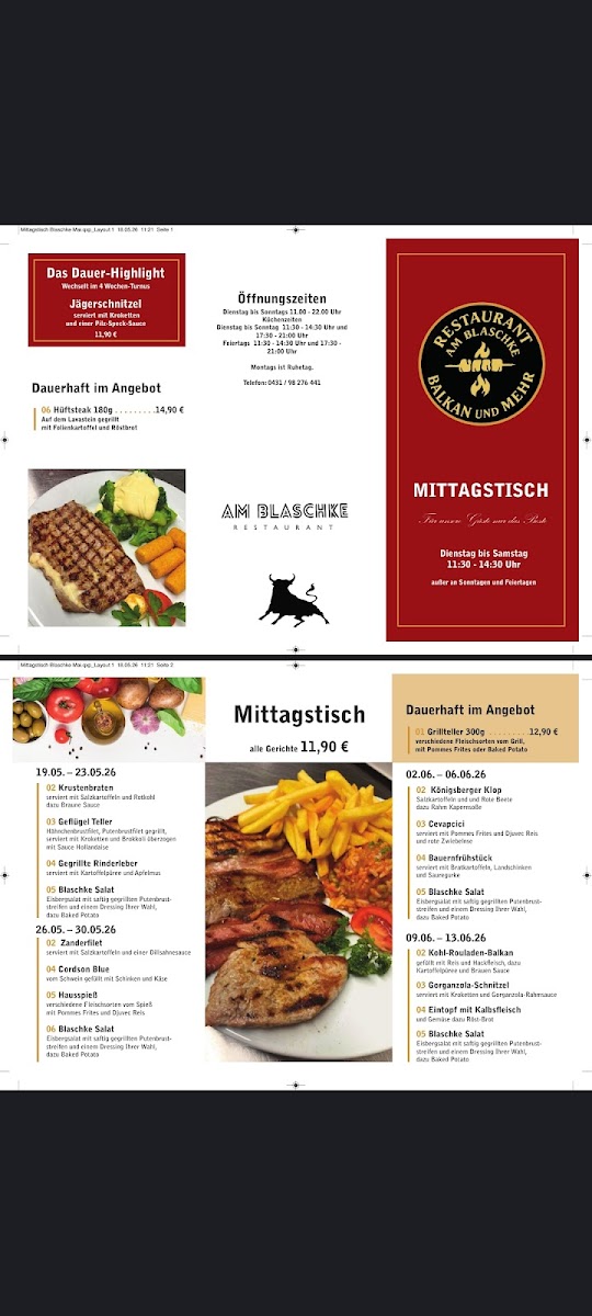 Restaurant am Blaschke Photo Menu 2
