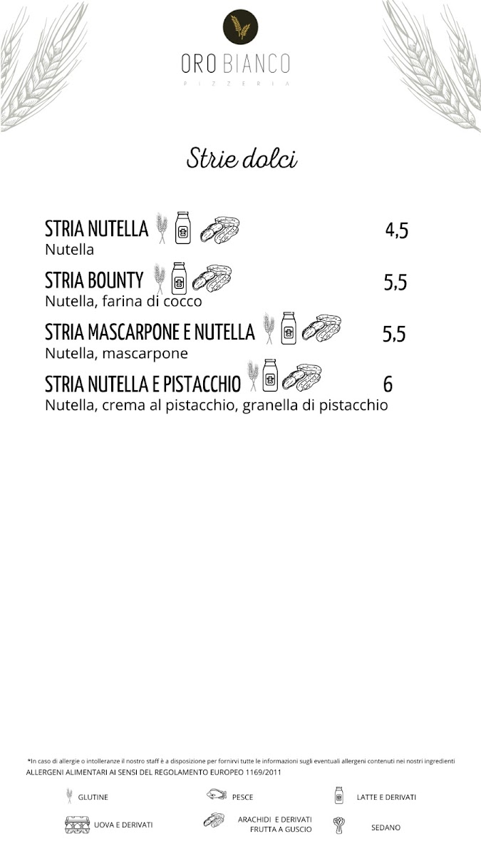Pizzeria Oro Bianco Mirandola Photo Menu 6