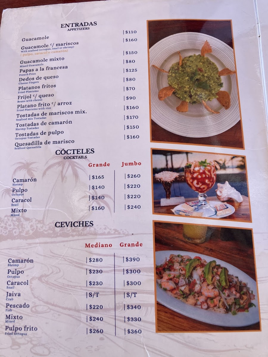 Casa Porfiria’s Photo Menu 3