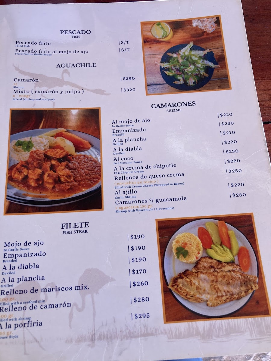 Casa Porfiria’s Photo Menu 5