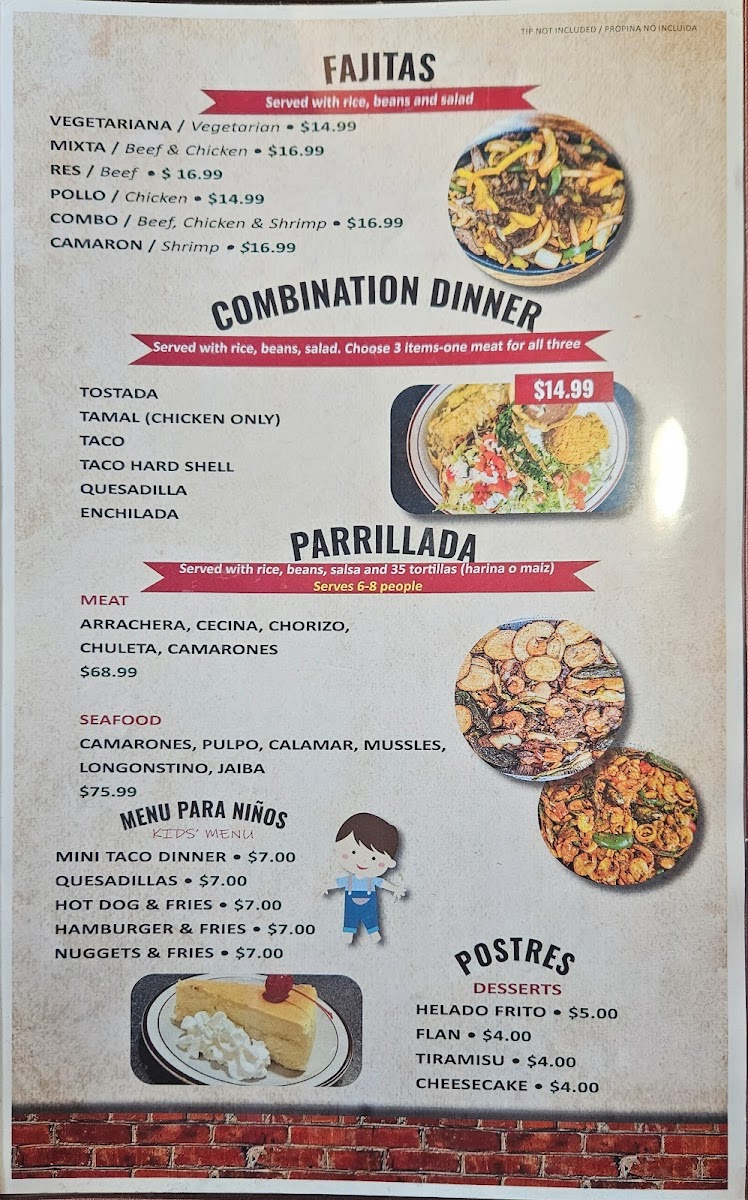 La Trinidad Restaurant Photo Menu 4