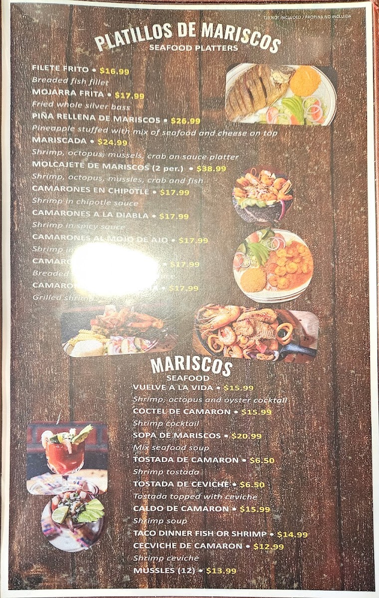La Trinidad Restaurant Photo Menu 7