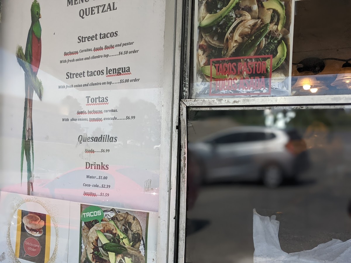 Taqueria El Quetzal Photo Menu 8