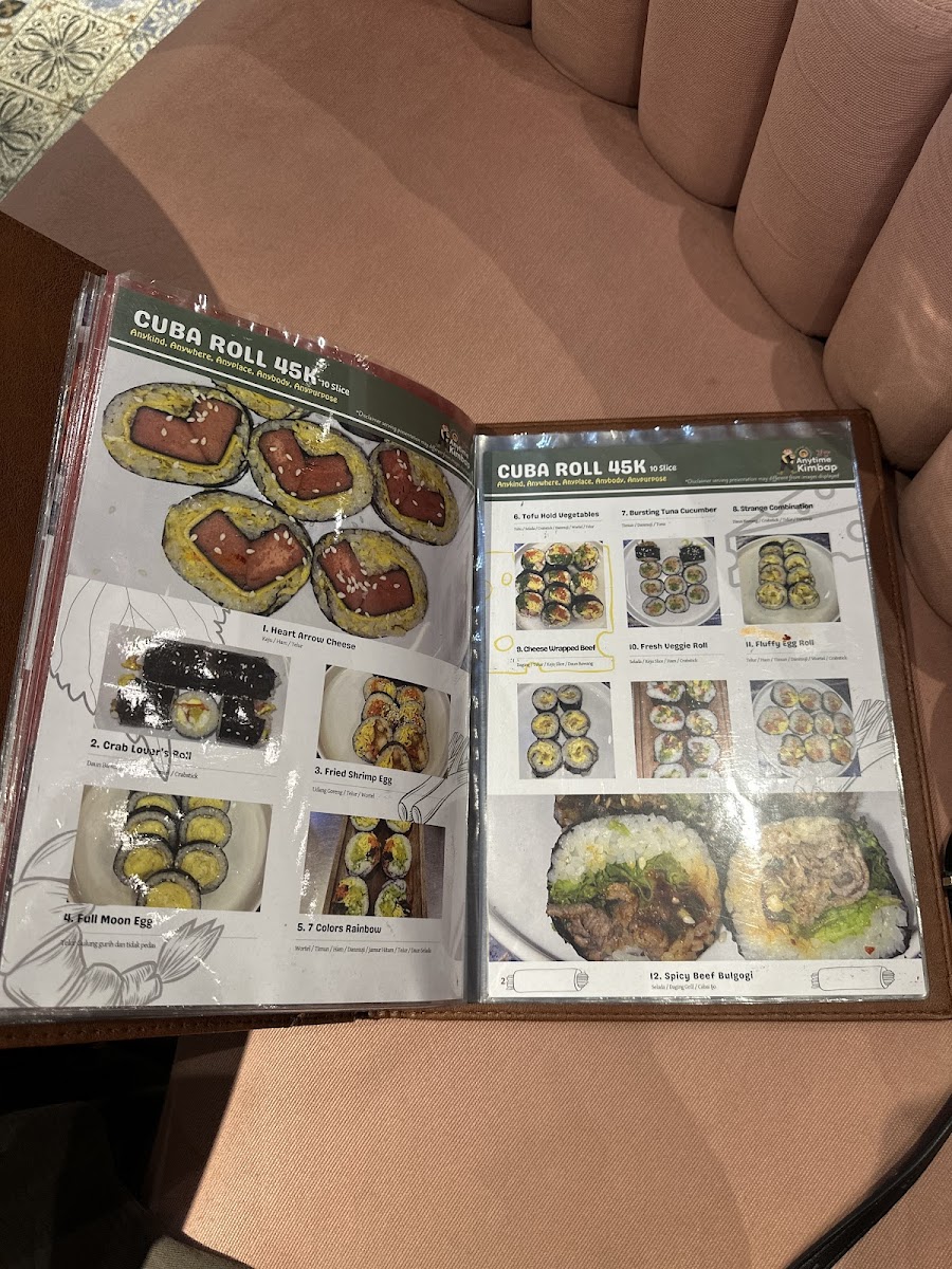Cuba box Photo Menu 1