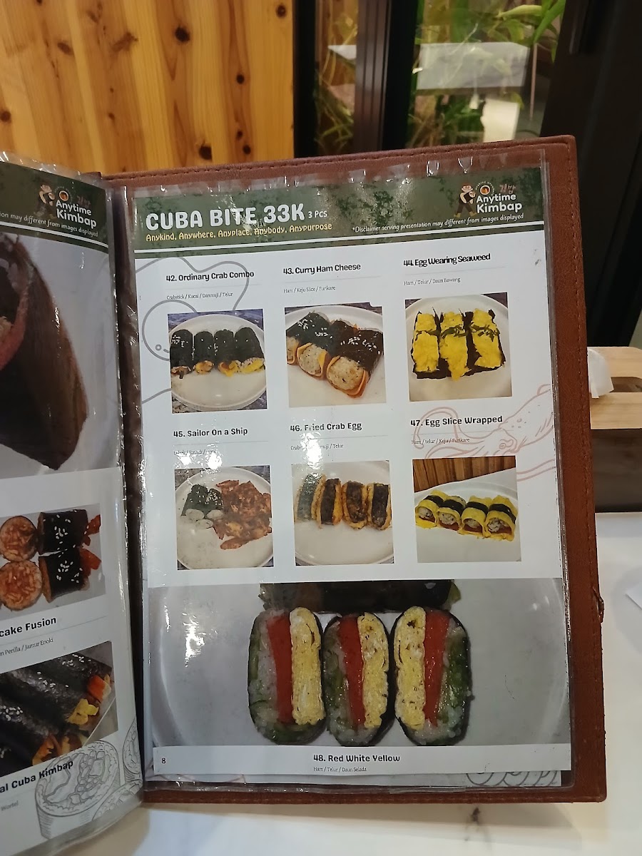 Cuba box Photo Menu 10