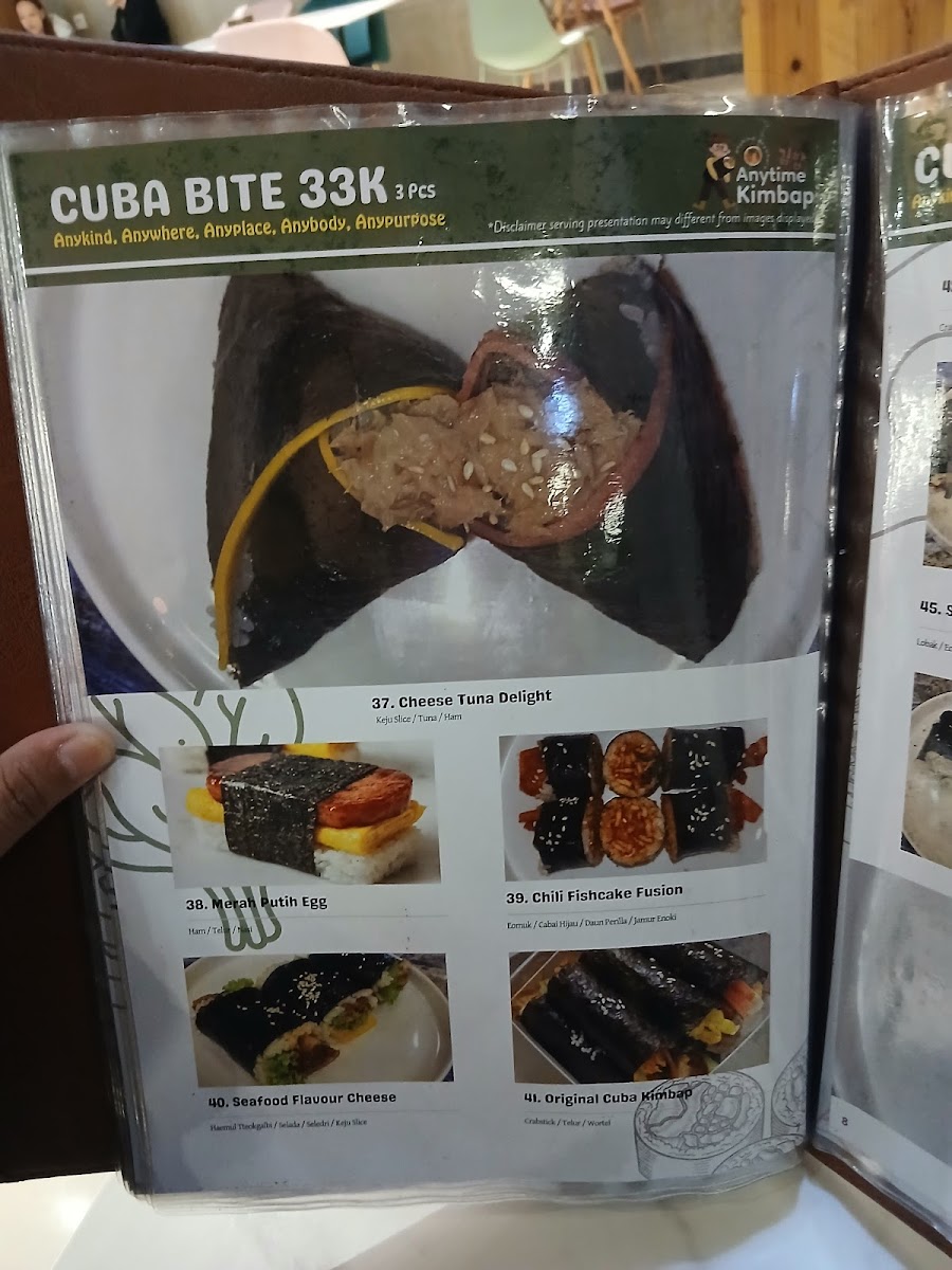 Cuba box Photo Menu 6