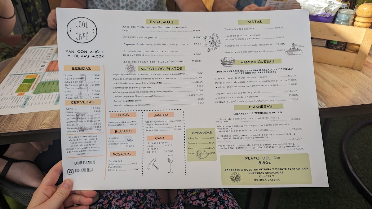 Cool Cafè Photo Menu 2