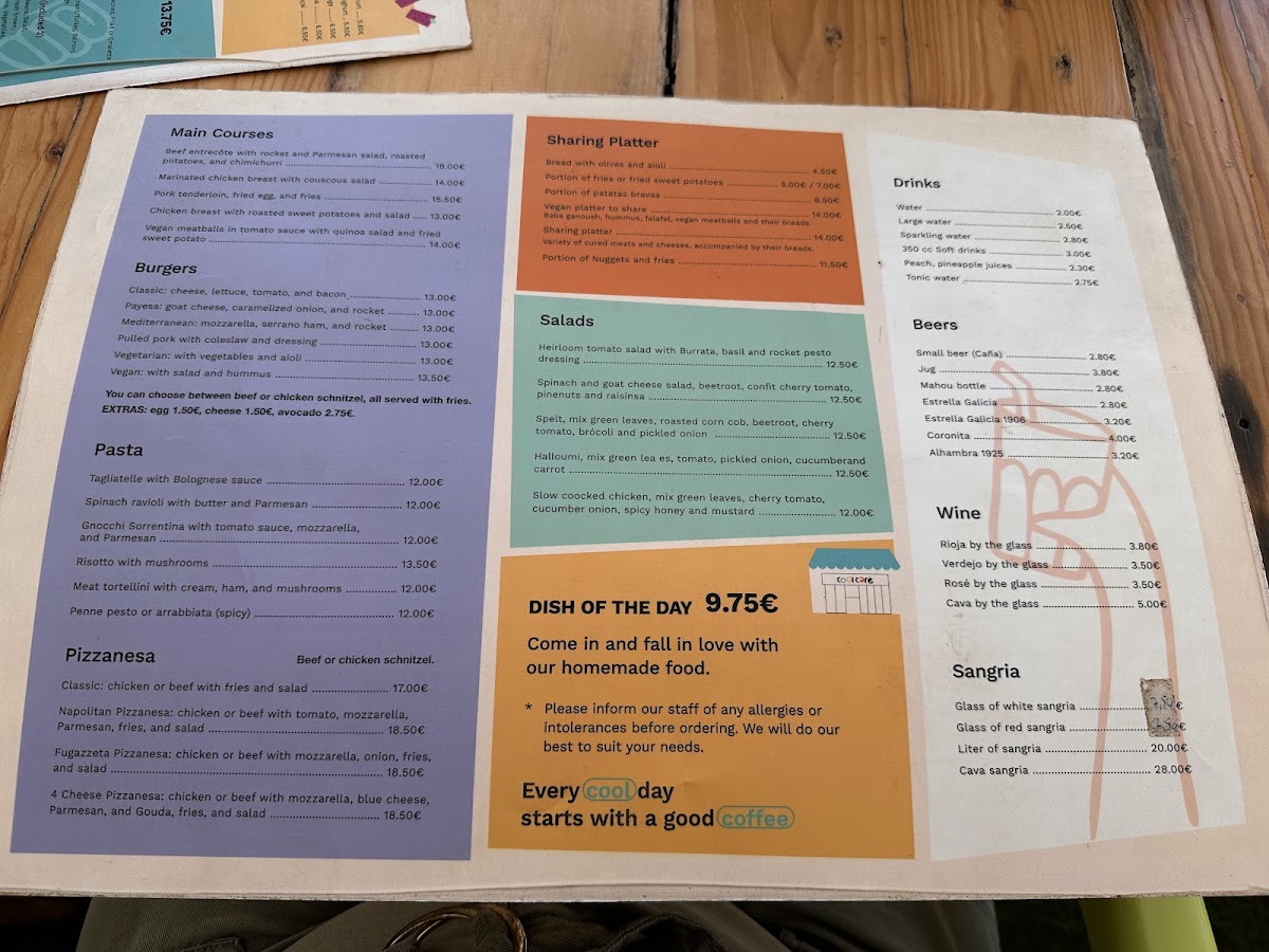 Cool Cafè Photo Menu 5