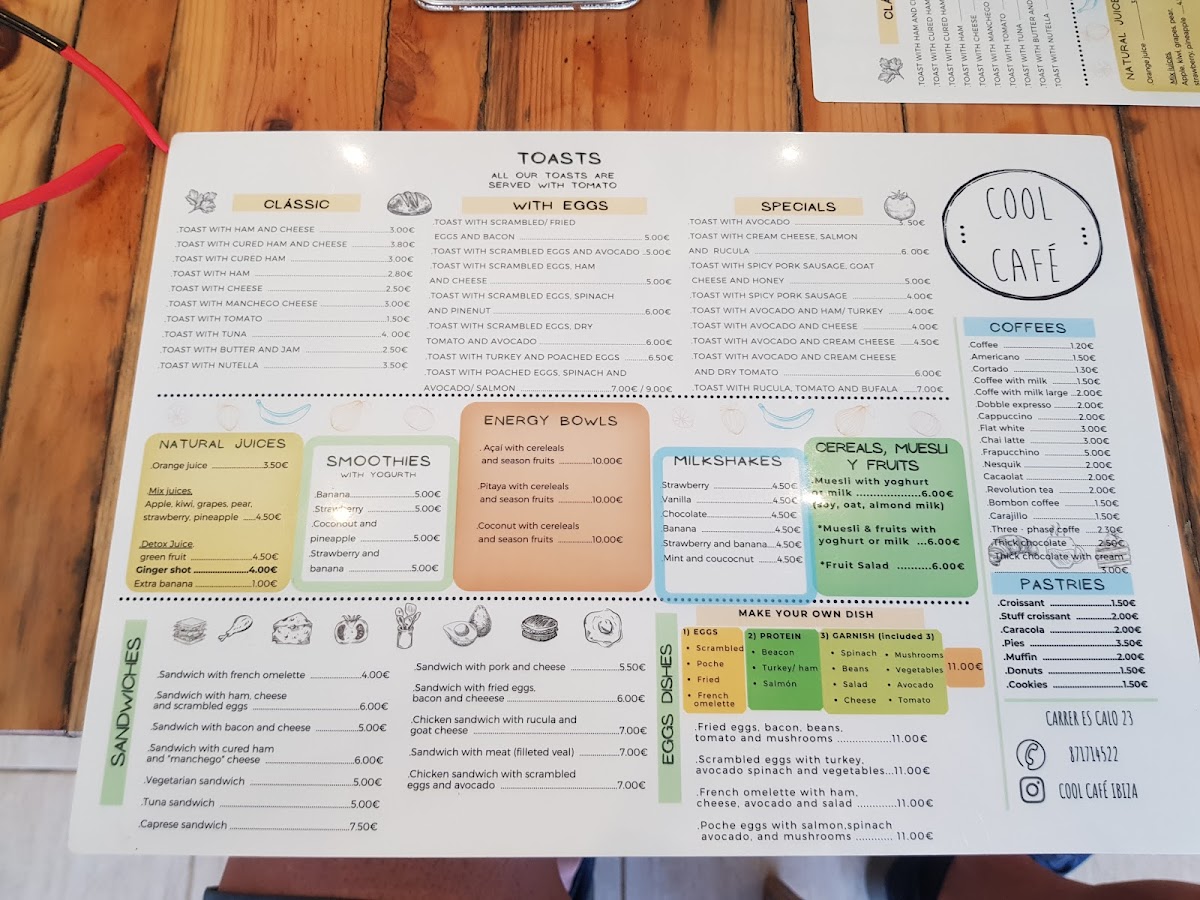 Cool Cafè Photo Menu 6