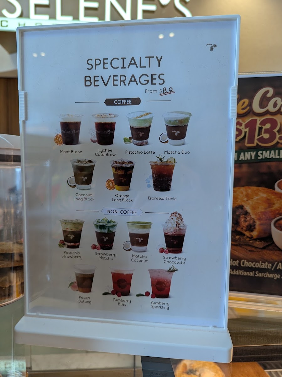 Selene's Chocolate Cafe Photo Menu 3