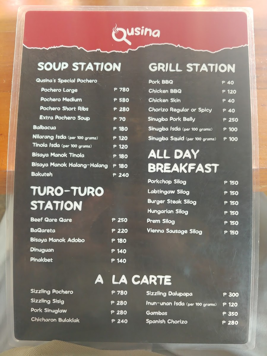 Qusina Photo Menu 3