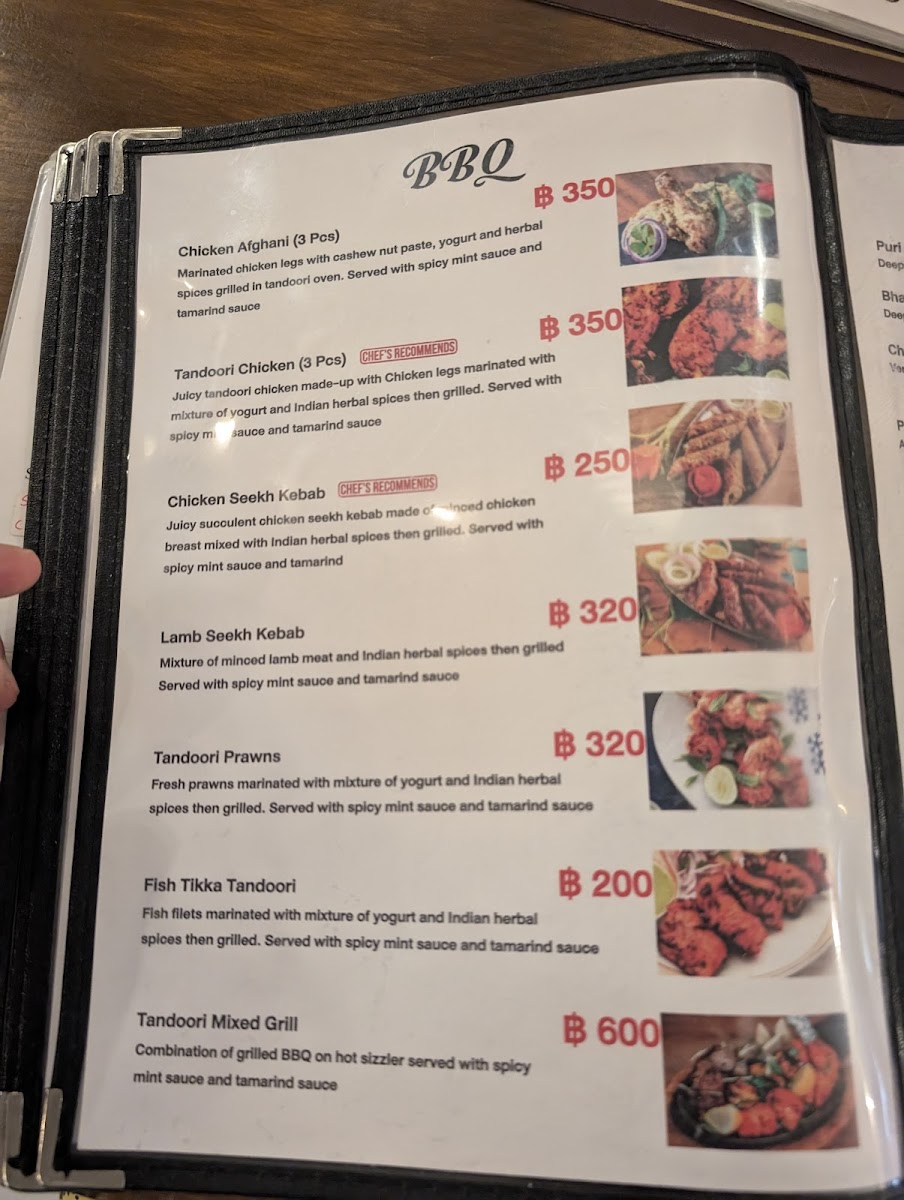 Tandoori Palace Indian Restaurant Photo Menu 10