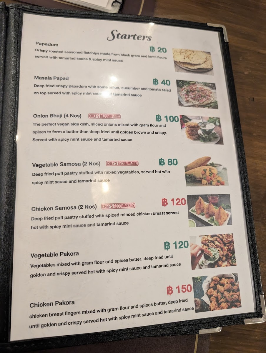 Tandoori Palace Indian Restaurant Photo Menu 6