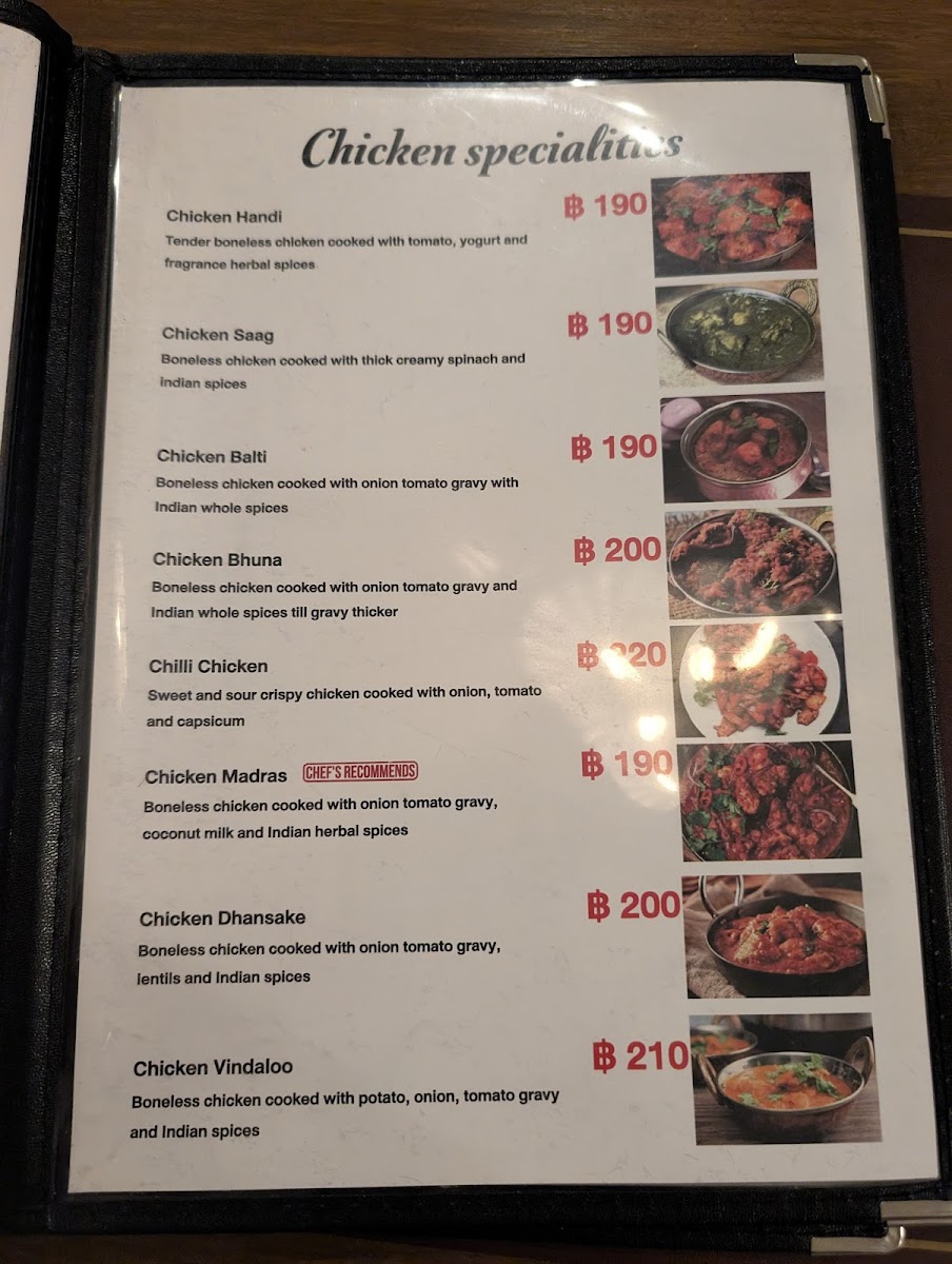 Tandoori Palace Indian Restaurant Photo Menu 7