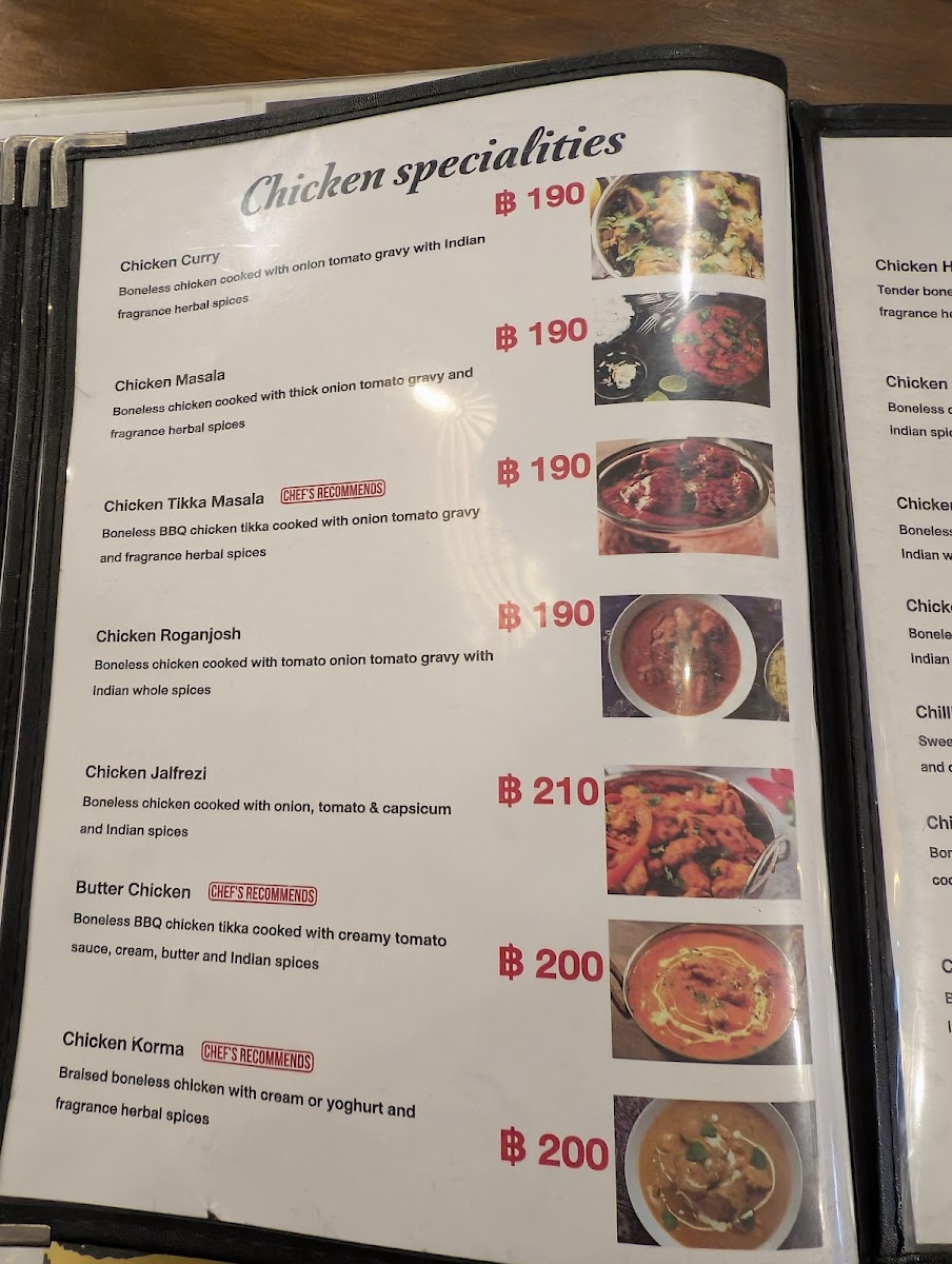 Tandoori Palace Indian Restaurant Photo Menu 9
