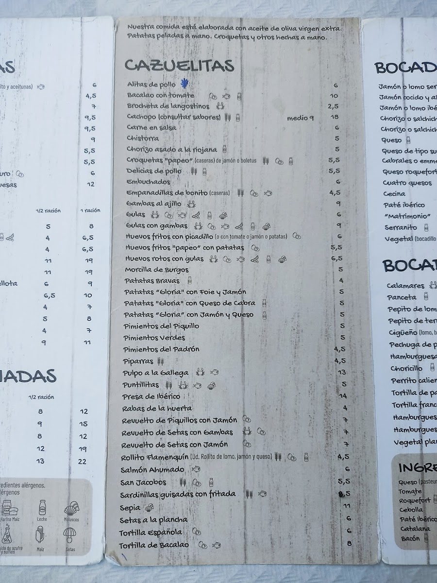 Bodegón Papeo 2 Photo Menu 3