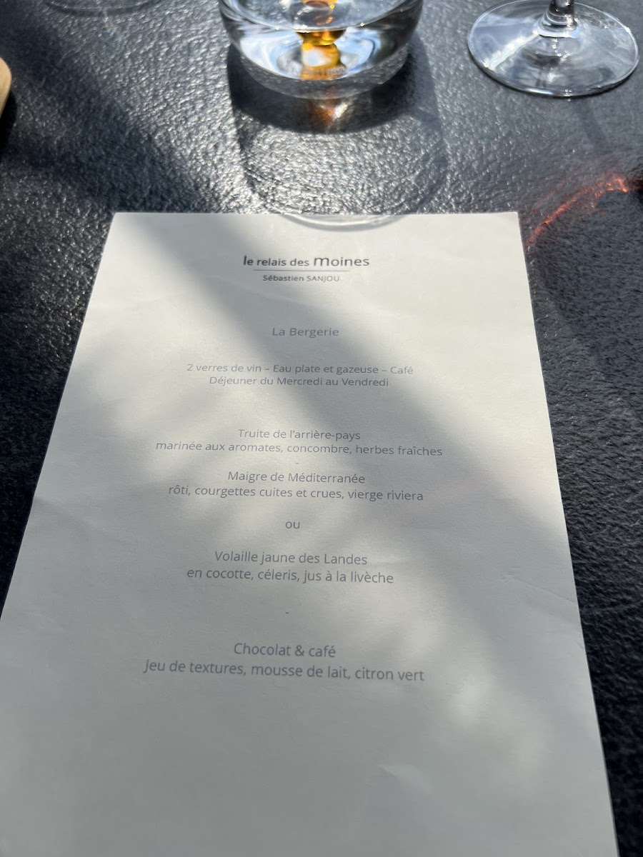 Le Relais des Moines Photo Menu 10