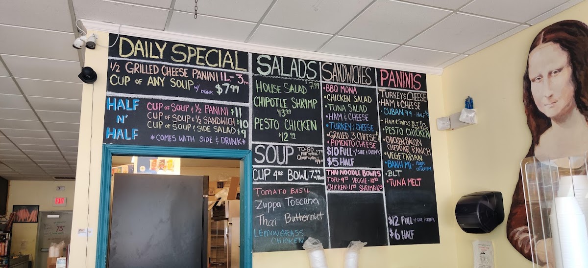 Mona Lisa's Gelato & Cafe Photo Menu 4