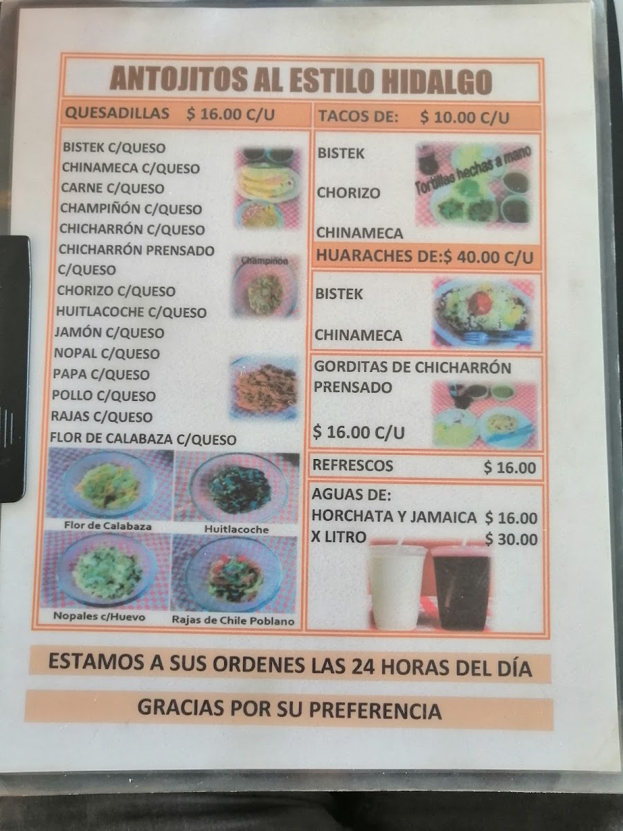 El hidalguense Photo Menu 3