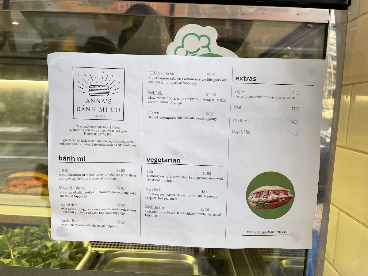 Anna's Banh Mi Co Photo Menu 5