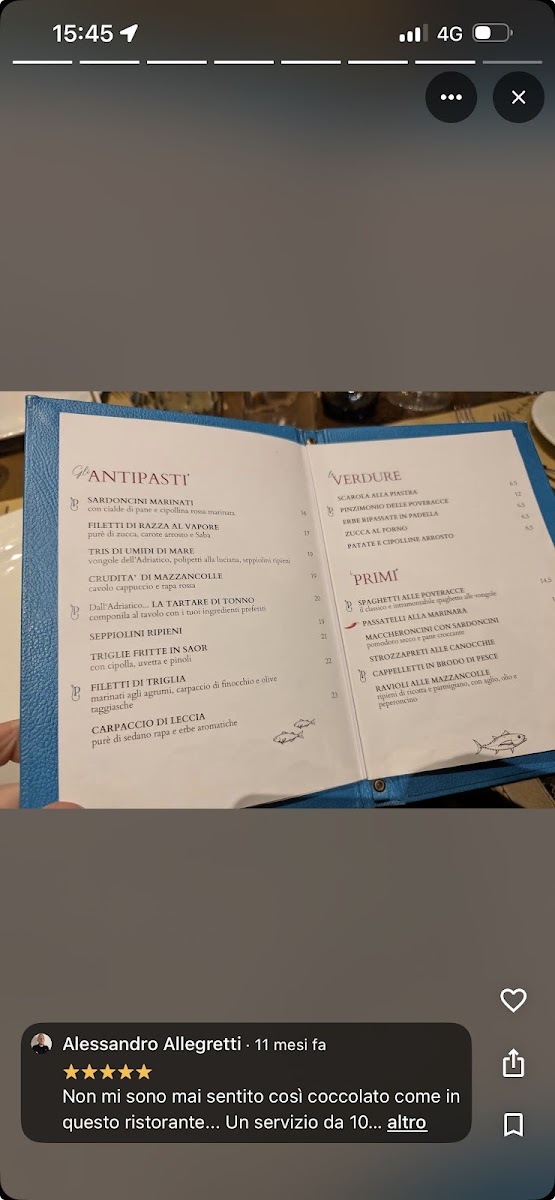 Osteria Delle Poveracce Photo Menu 9