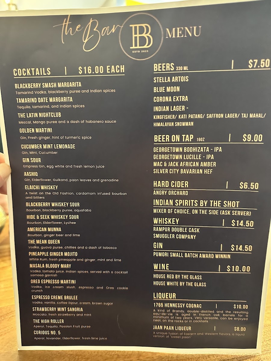 Bindaas Indian Restaurant Sports Bar & Dukaan Photo Menu 4