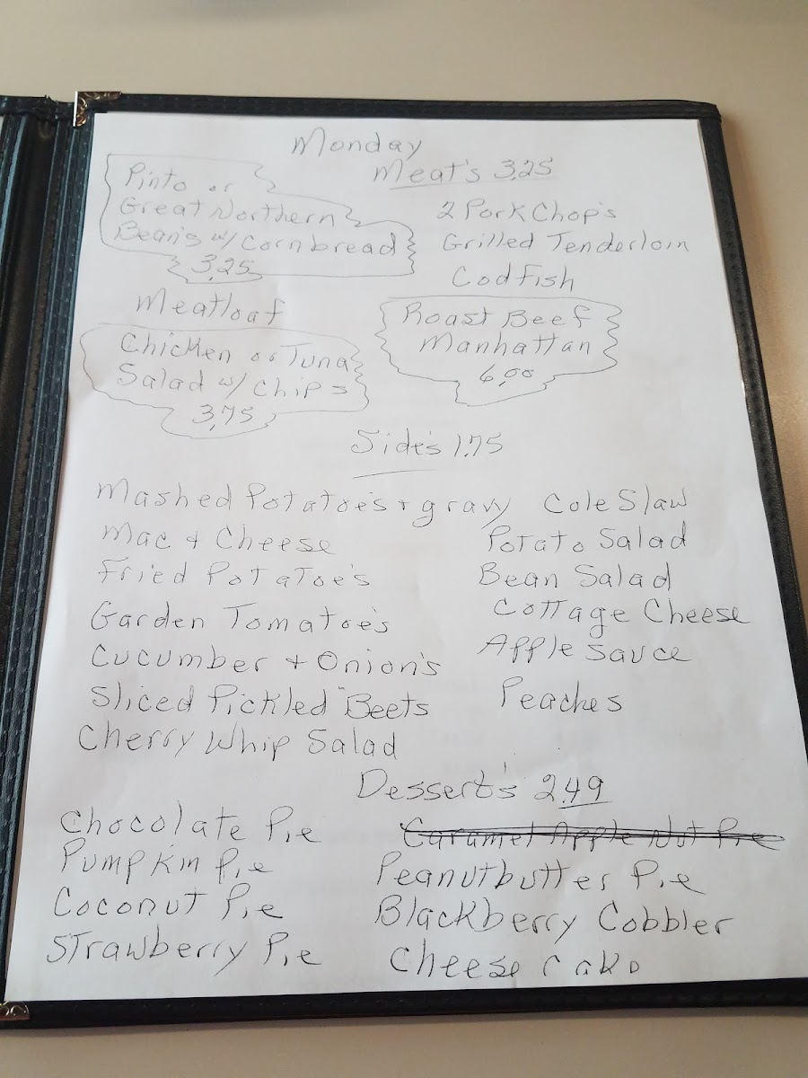 Velma's Diner Photo Menu 3