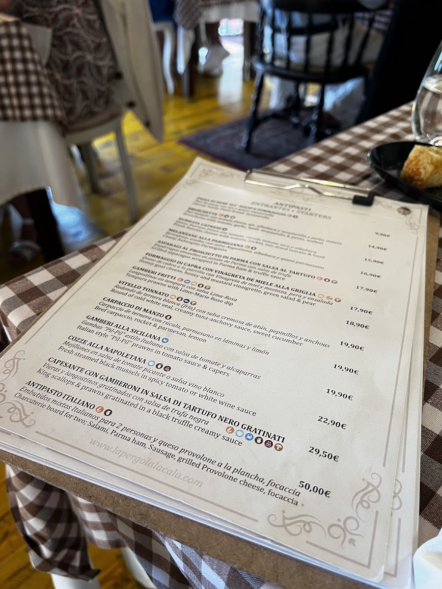 La Pergola Ristorante - La Cala de Mijas Photo Menu 3