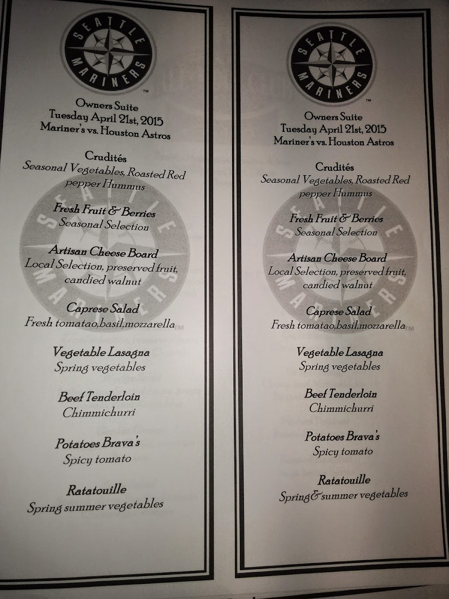 All-Star Club Photo Menu 2