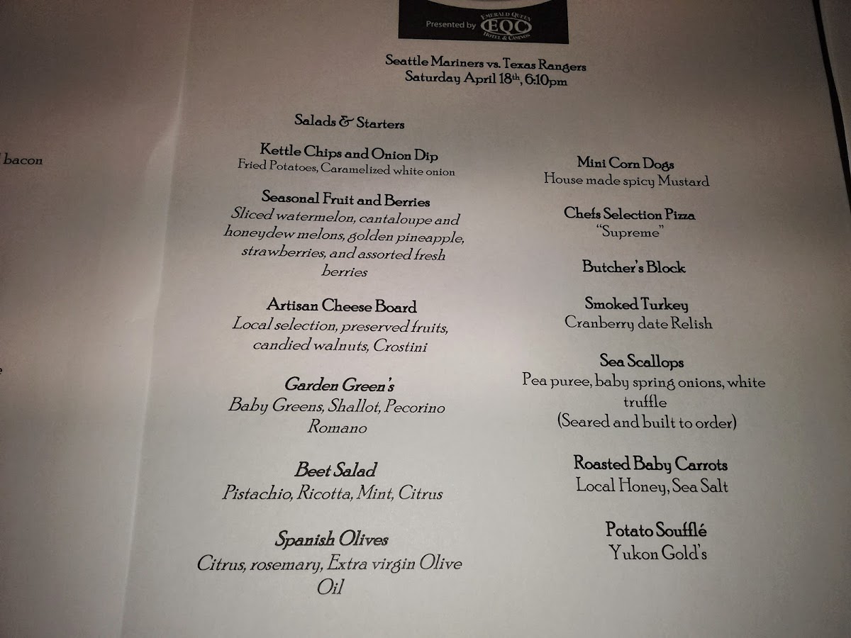 All-Star Club Photo Menu 4
