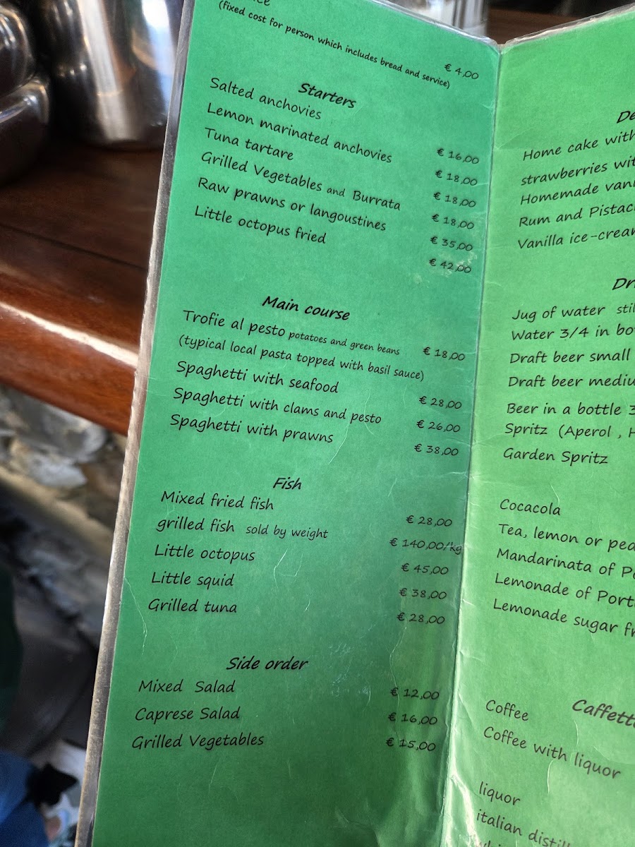 Ristorante La Puntetta Photo Menu 4