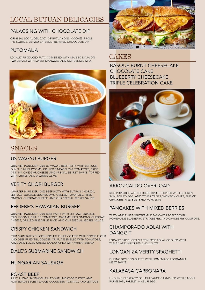 Verity Restaurant - SM City Butuan Photo Menu 3