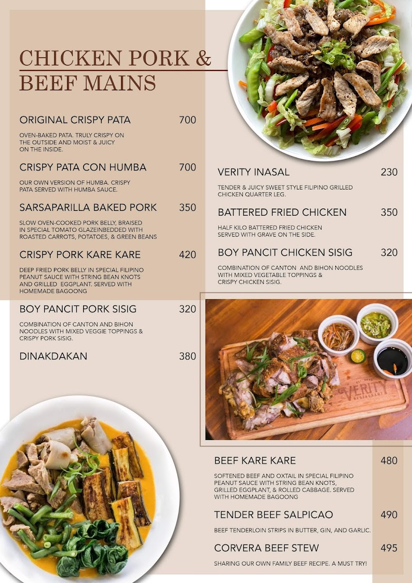 Verity Restaurant - SM City Butuan Photo Menu 4