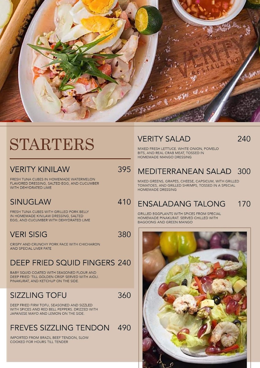 Verity Restaurant - SM City Butuan Photo Menu 5