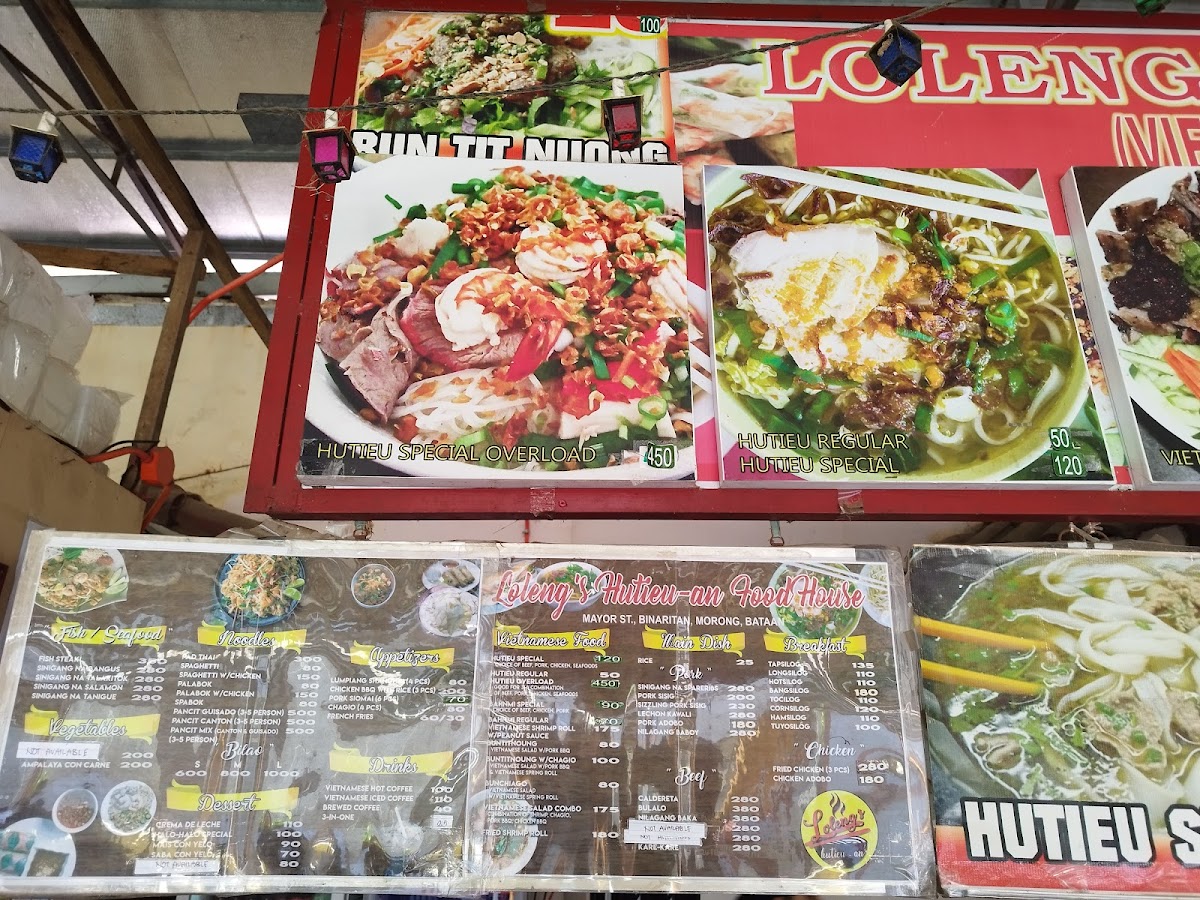 Loleng's Hu Tieu-an Photo Menu 2