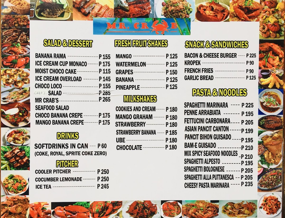 Mr. Crab - Cebu Yacht Club Photo Menu 4