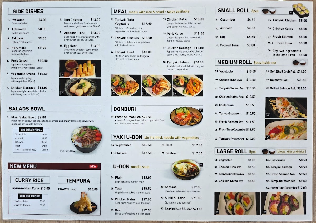 Sushi Kun Photo Menu 2
