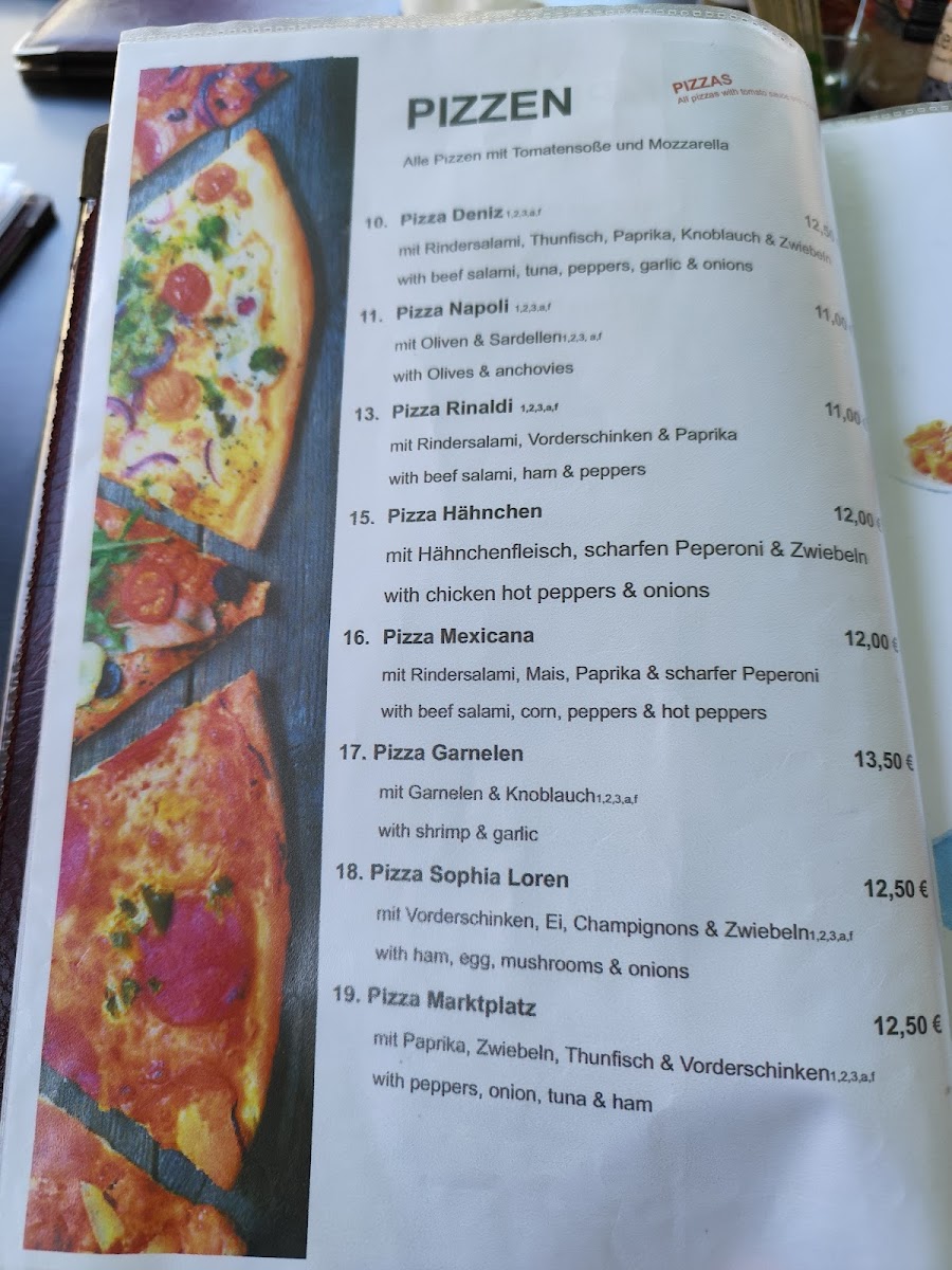 Ristorante Pizzeria am Marktplatz Photo Menu 2