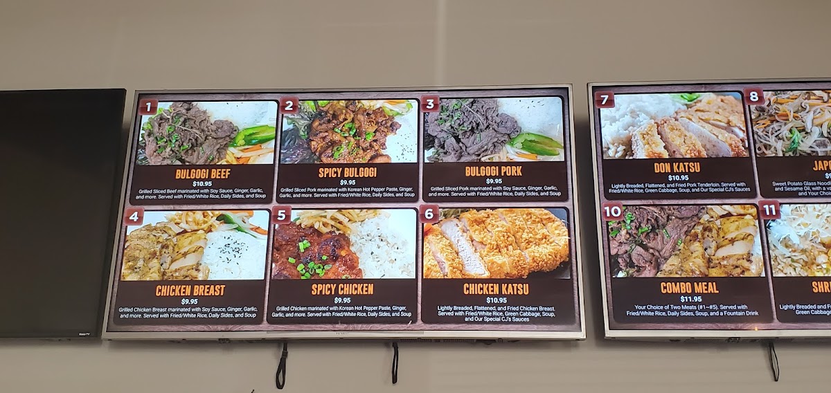 CJ's Bulgogi & Grill Photo Menu 4