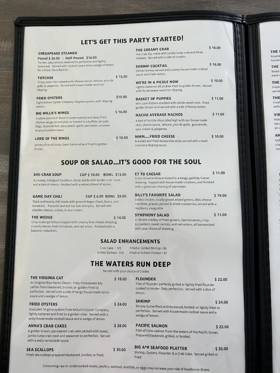 The Blue Heron Bar & Grill Photo Menu 8