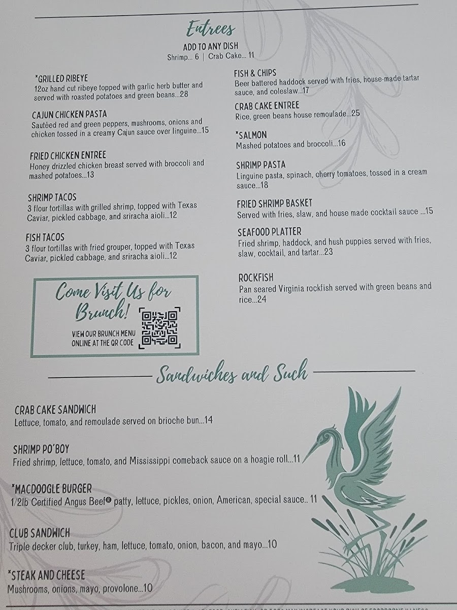 The Blue Heron Bar & Grill Photo Menu 9