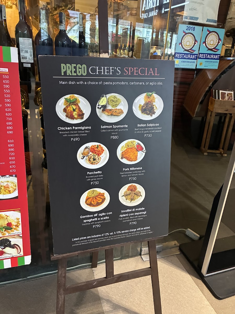 Prego Trattoria SM Aura Photo Menu 3
